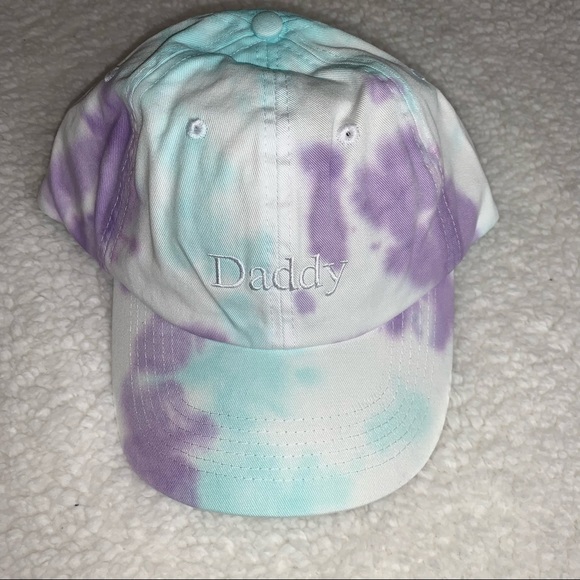 URBAN OUTFITTERS “Daddy” Tie Dye Cap Baseball Hat - Picture 5 of 5